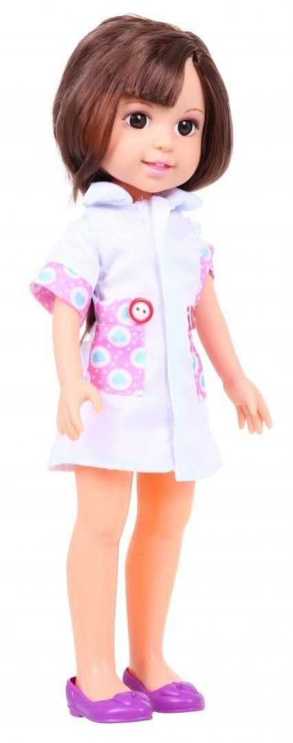 Duża Lalka Pielęgniarka dla dziewczynki 3+ Akcesoria lekarza