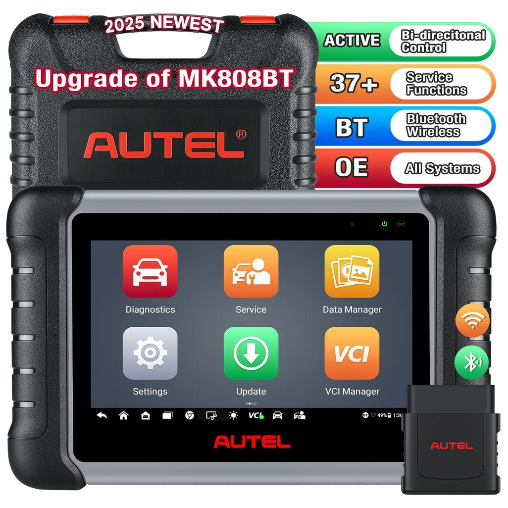 Máquina de diagnóstico Autel Mk808bt pro *PORTUGUÊS* SELADO