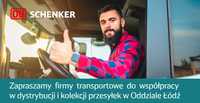 DB Schenker współpraca transport solówka z windą o. Łódź