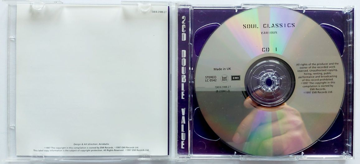 Soul Classics 2CD 1997r Paul Young Jon Secada Tobi Legend