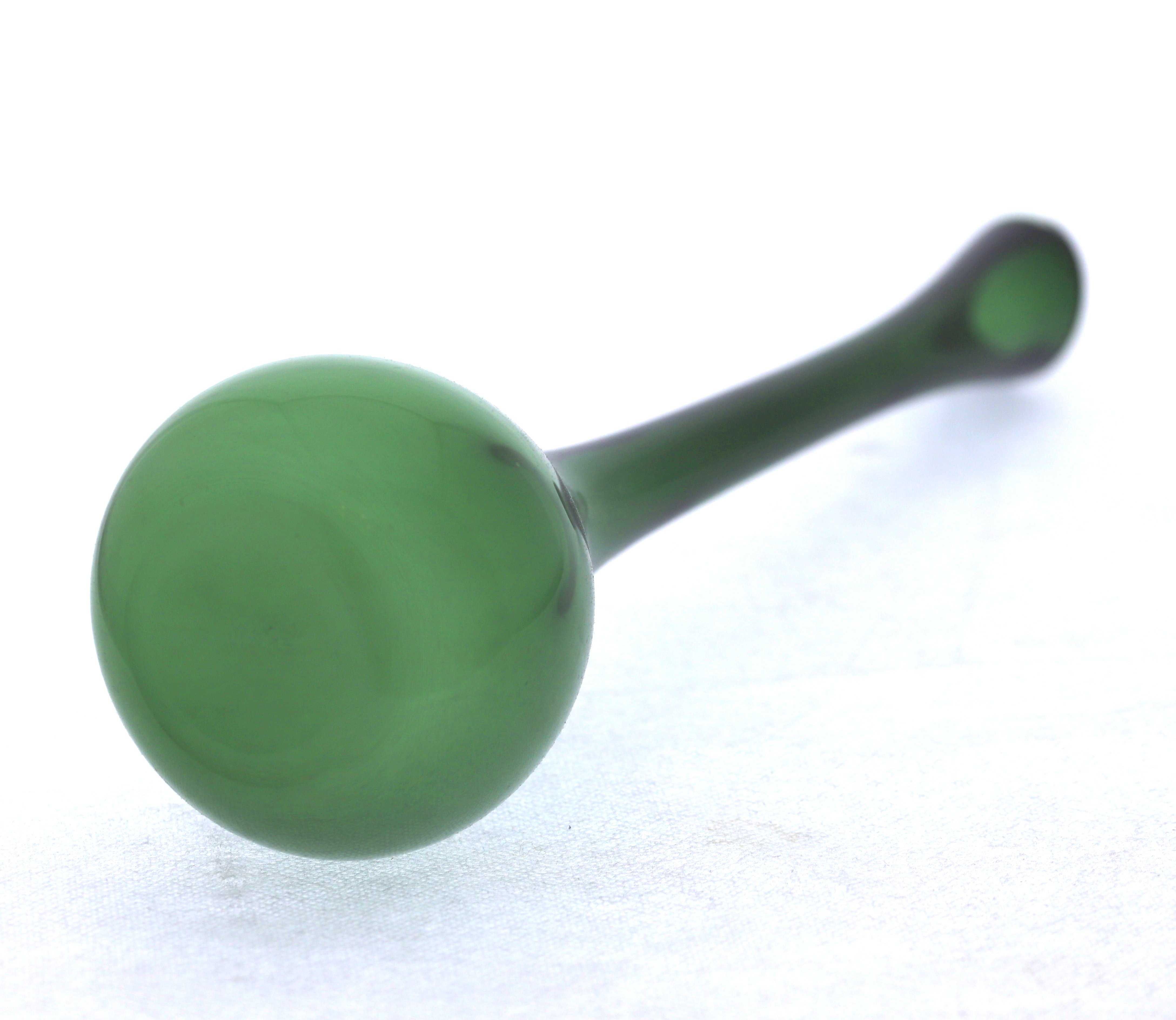 Bulbvase butla zielona wys 32,5cm Gullaskruf proj Artur Percy Szwecja
