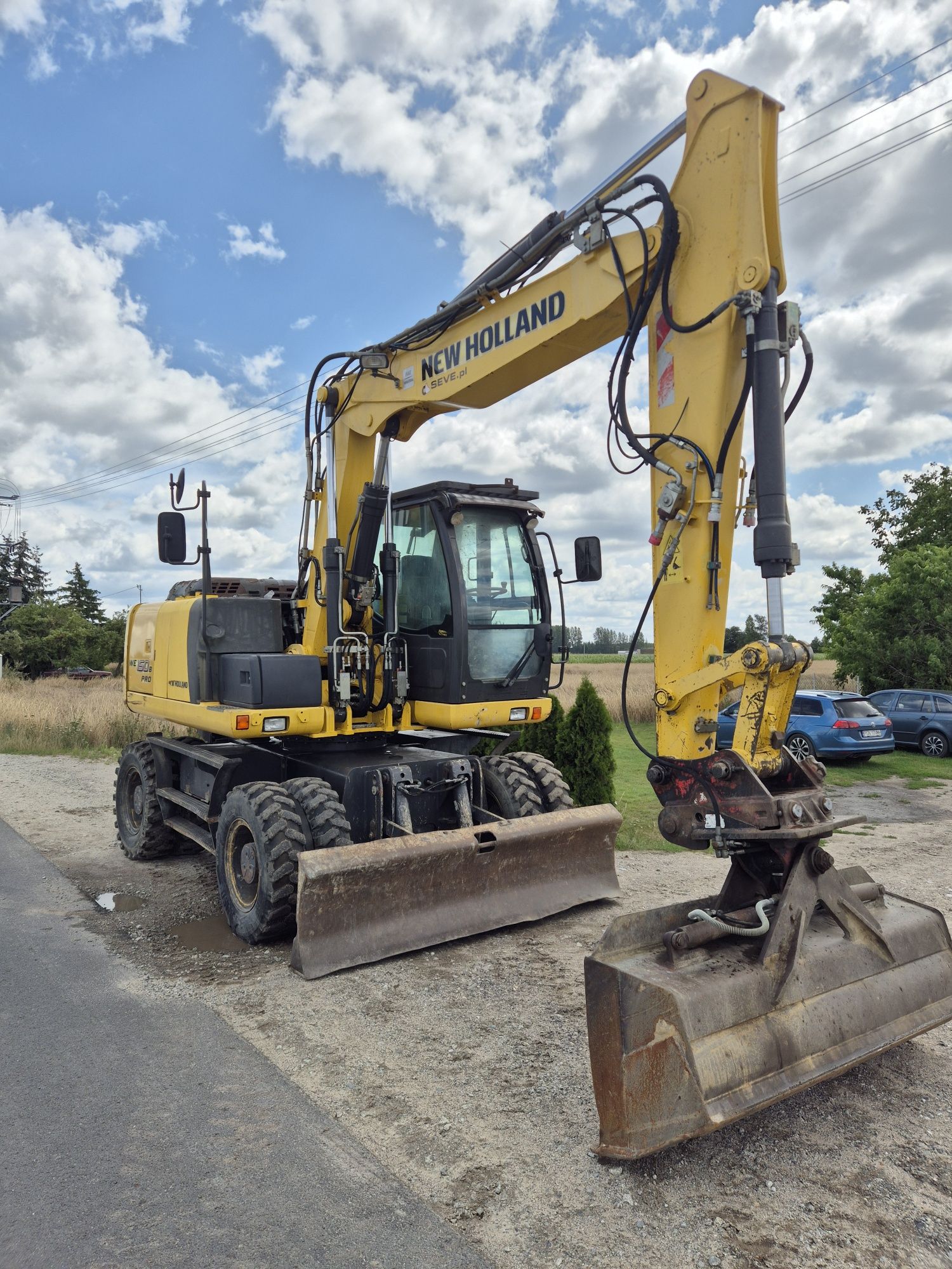 Koparka kołowa New holland WE150B Rok prod. 2014
