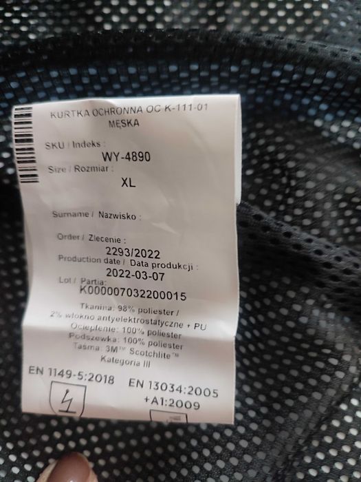 Kurtka robocza 2w1 rozm XL