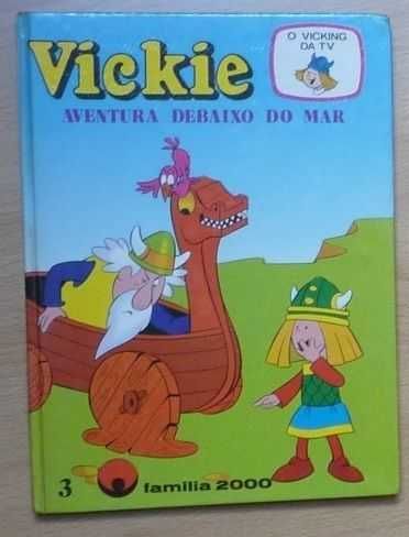 2 livros Wickie banda desenhada vintage  Wicky  Vicky