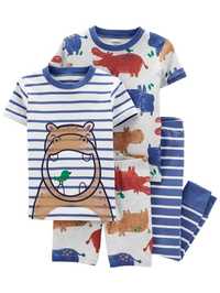 Carter's 24M Piżama Hipcio 2pak piżam NOWE piżamki hipopotam