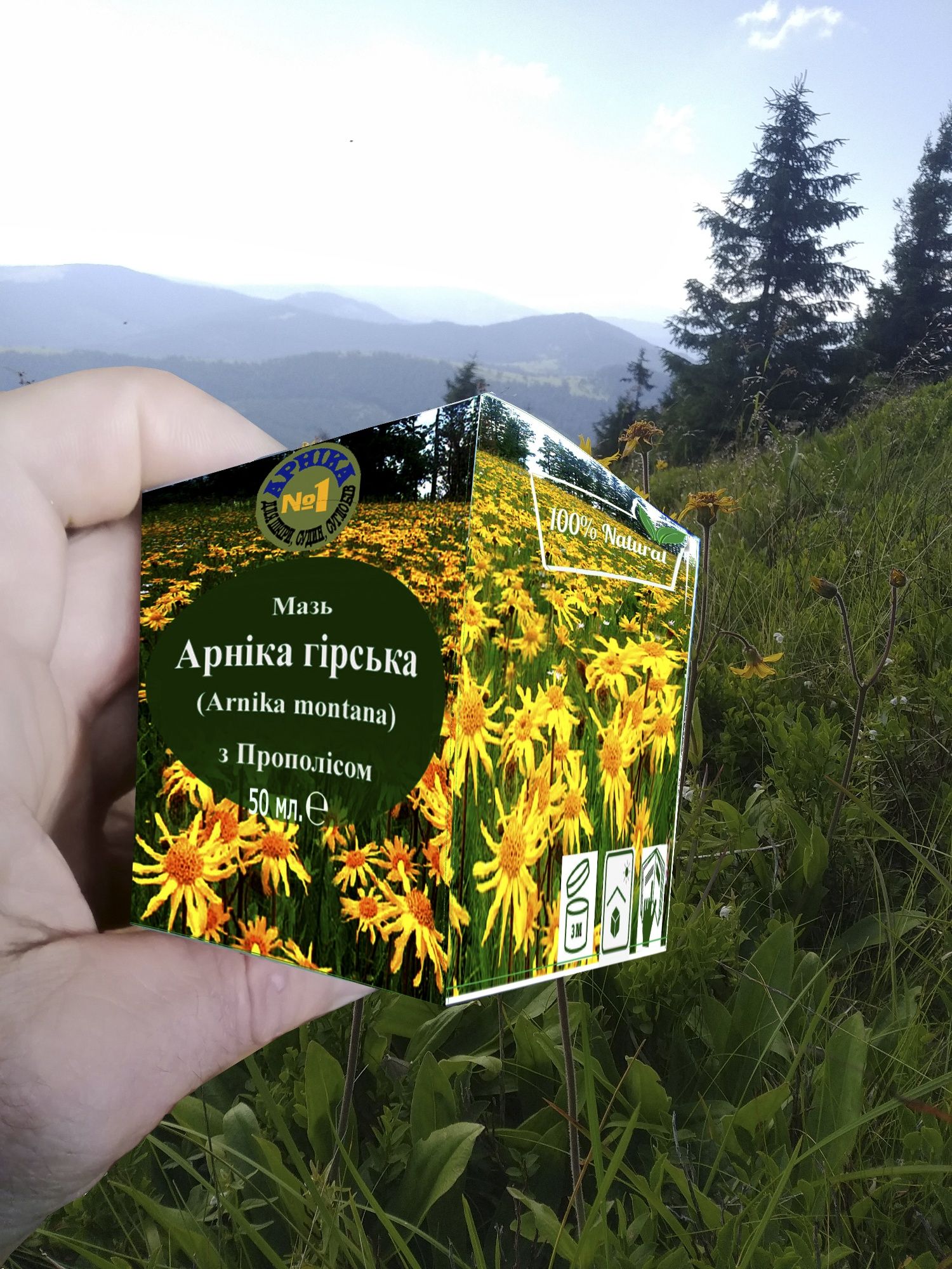 Мазь Арніка гірська з прополісом