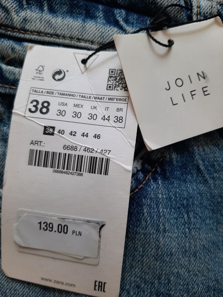 Мужские джинсы Zara 30 размер slim fit
