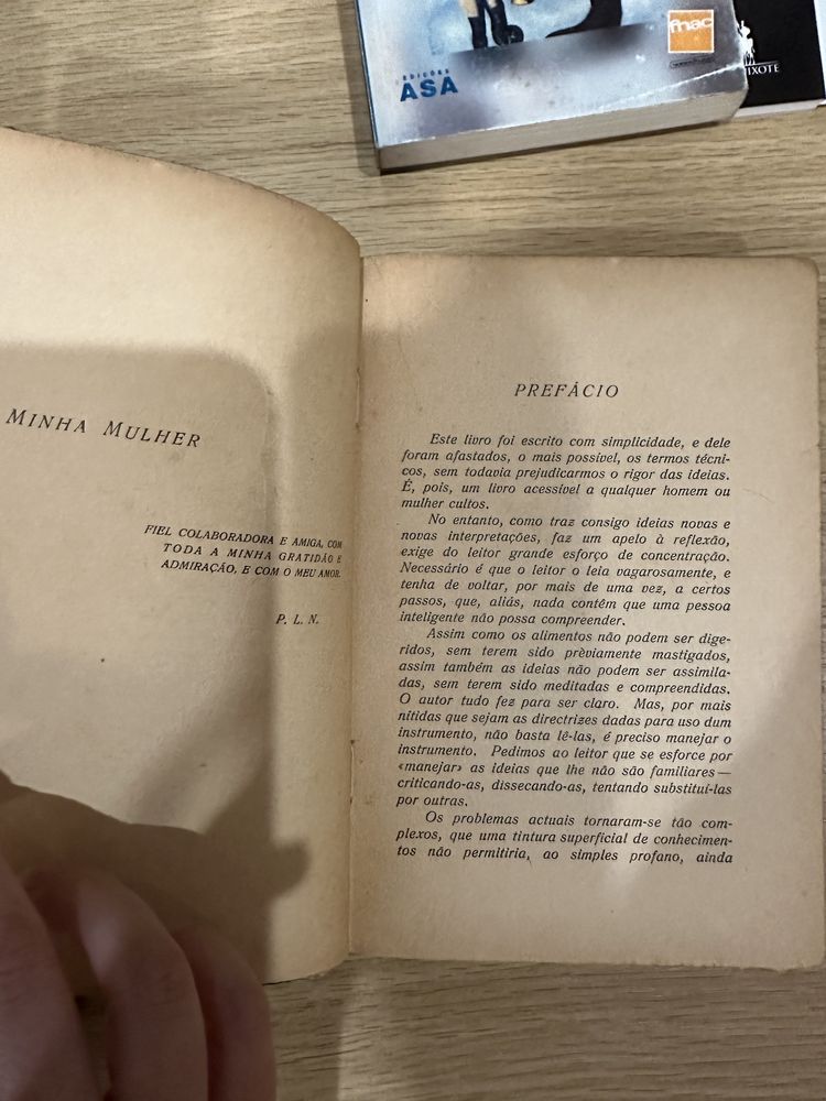 livro raro LECOMTE DU NOÜY - O Homem e o seu destino