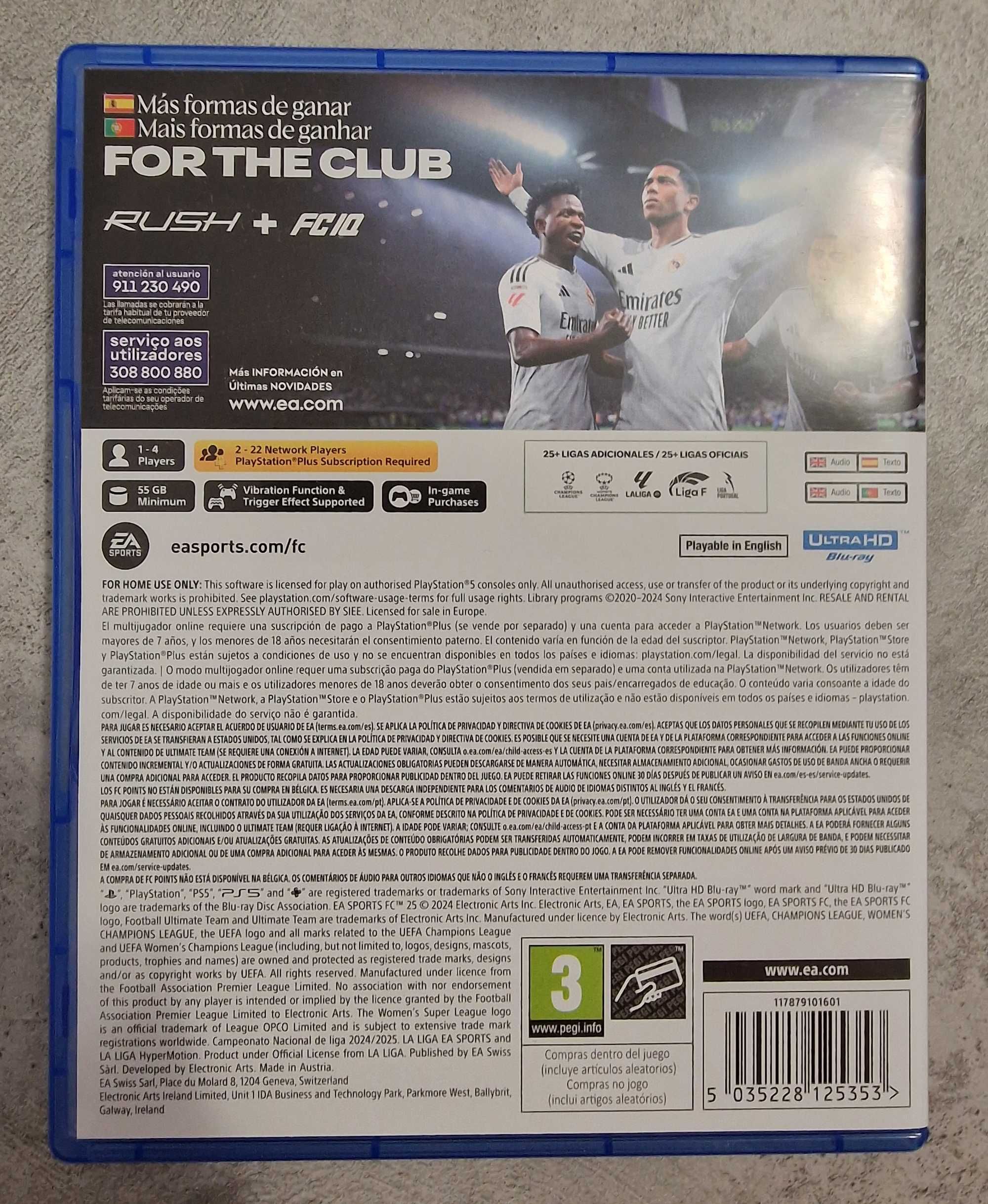 EA Sports FC 25 - PS5 (Como novo)
