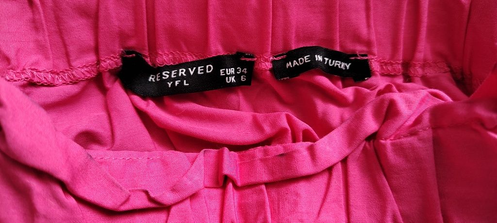 Spódnica midi różowa Reserved