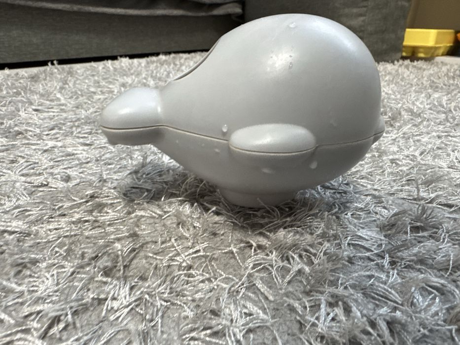 Дитяча складна  ванночка з термометром +лієчка +матрасик дитячий