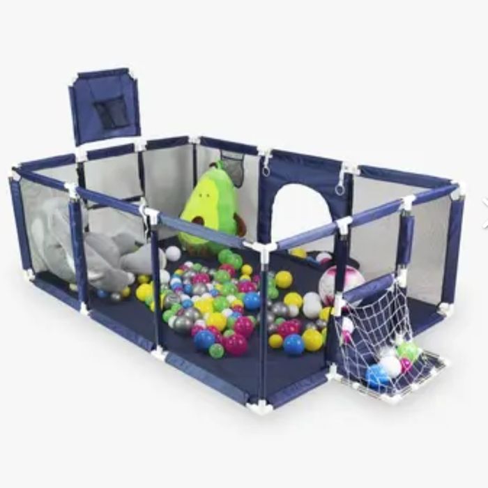 Дитячий манеж-ігрова зона 180×120 см з м'яким дном