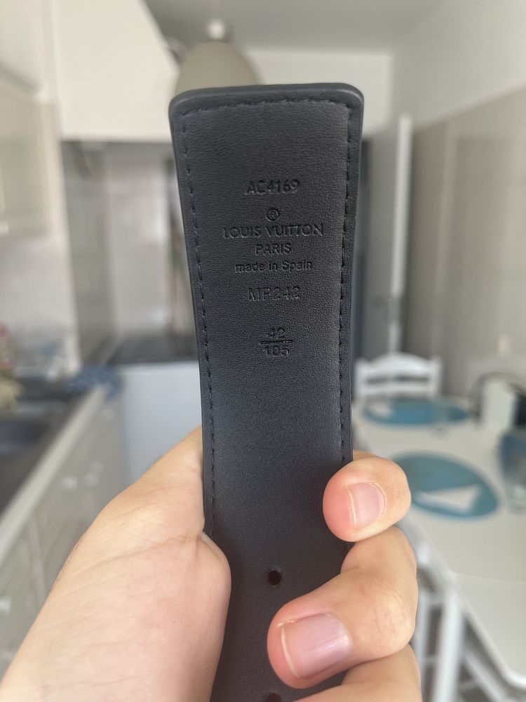 Cinto Preto Louis Vuitton