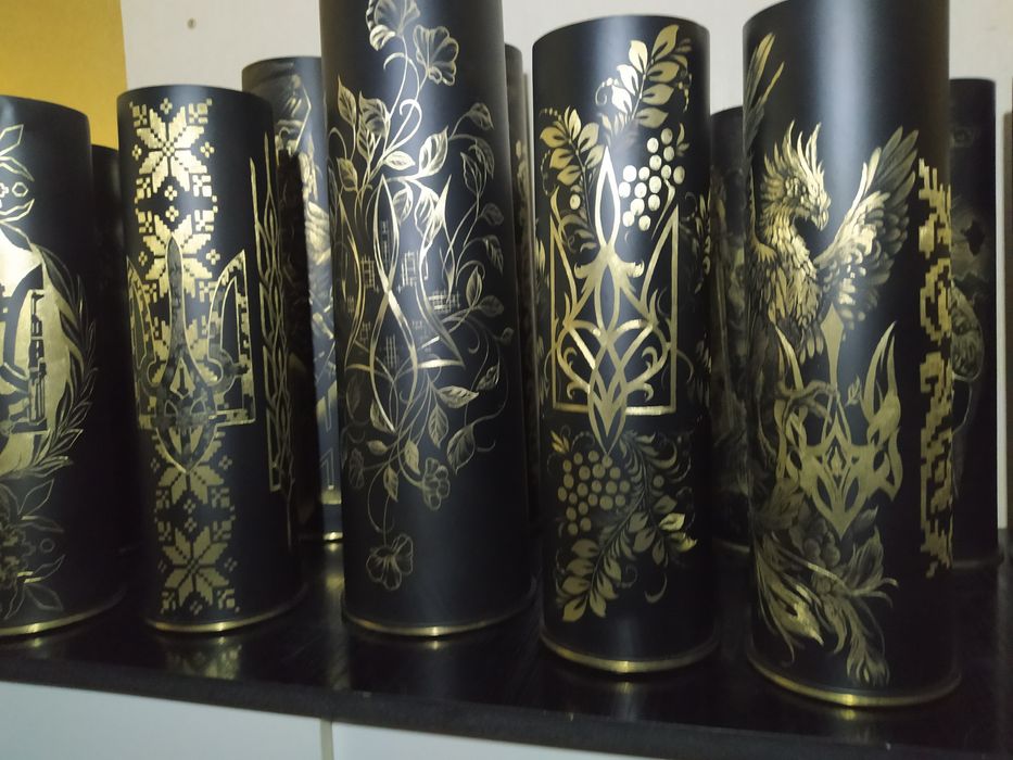 Гільза сувенір Ексклюзивна 105 латунь на подарунок аукціон чи колекції