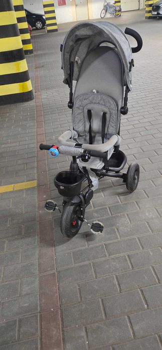 Kinderkraft Rowerek dziecięcy trójkołowy AVEO szary