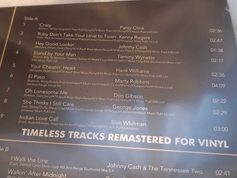 Disco de Vinil de Country Music Novo