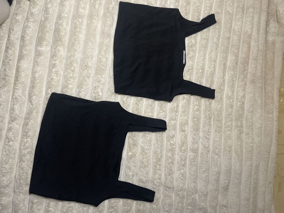 Топи чорні майки розмір S