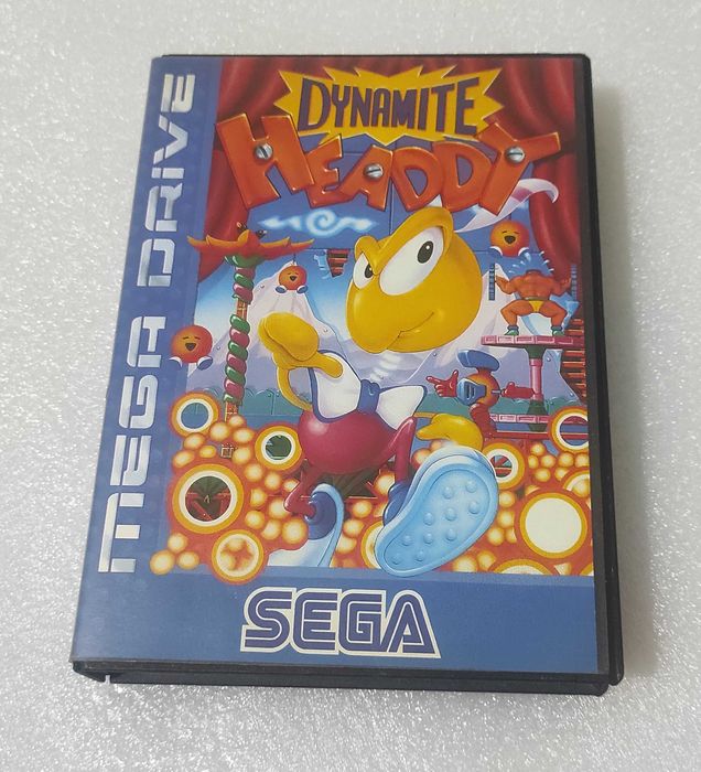 Sega MegaDrive Caixa & Insert Original Dynamite Headdy Mega Drive
