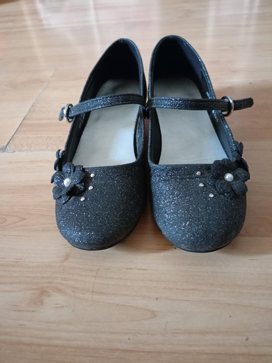 Baleriny buty czarne