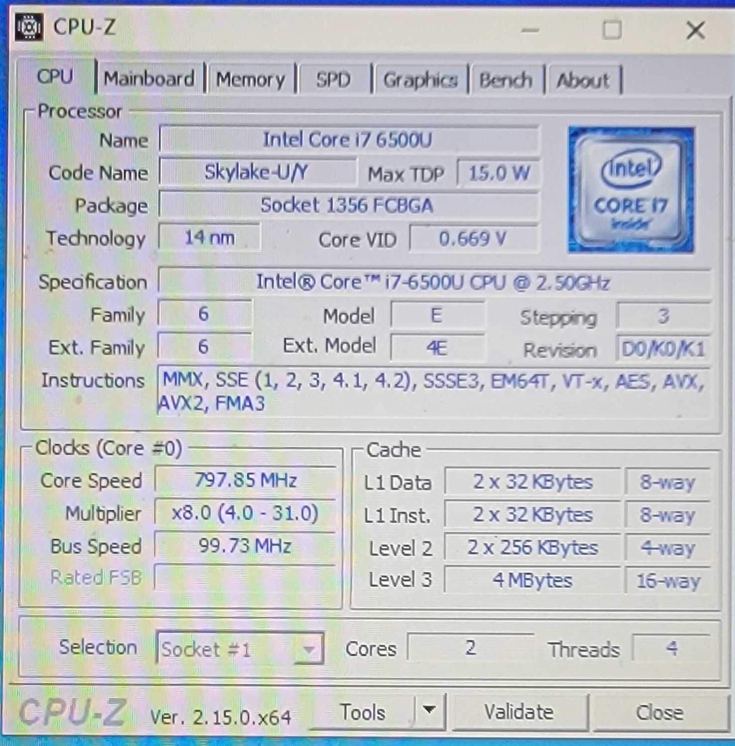 Lenovo IdeaPad 15.6" i7-6500U 8GB 1TB HDD W10 Home