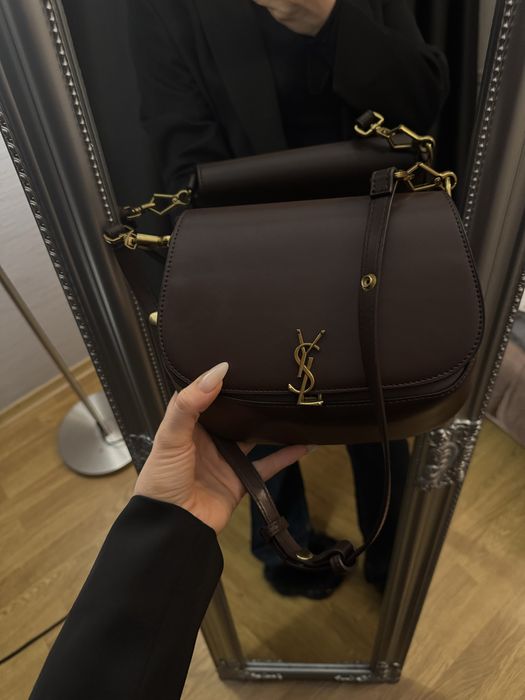 Сумка ysl шоколадного цвета