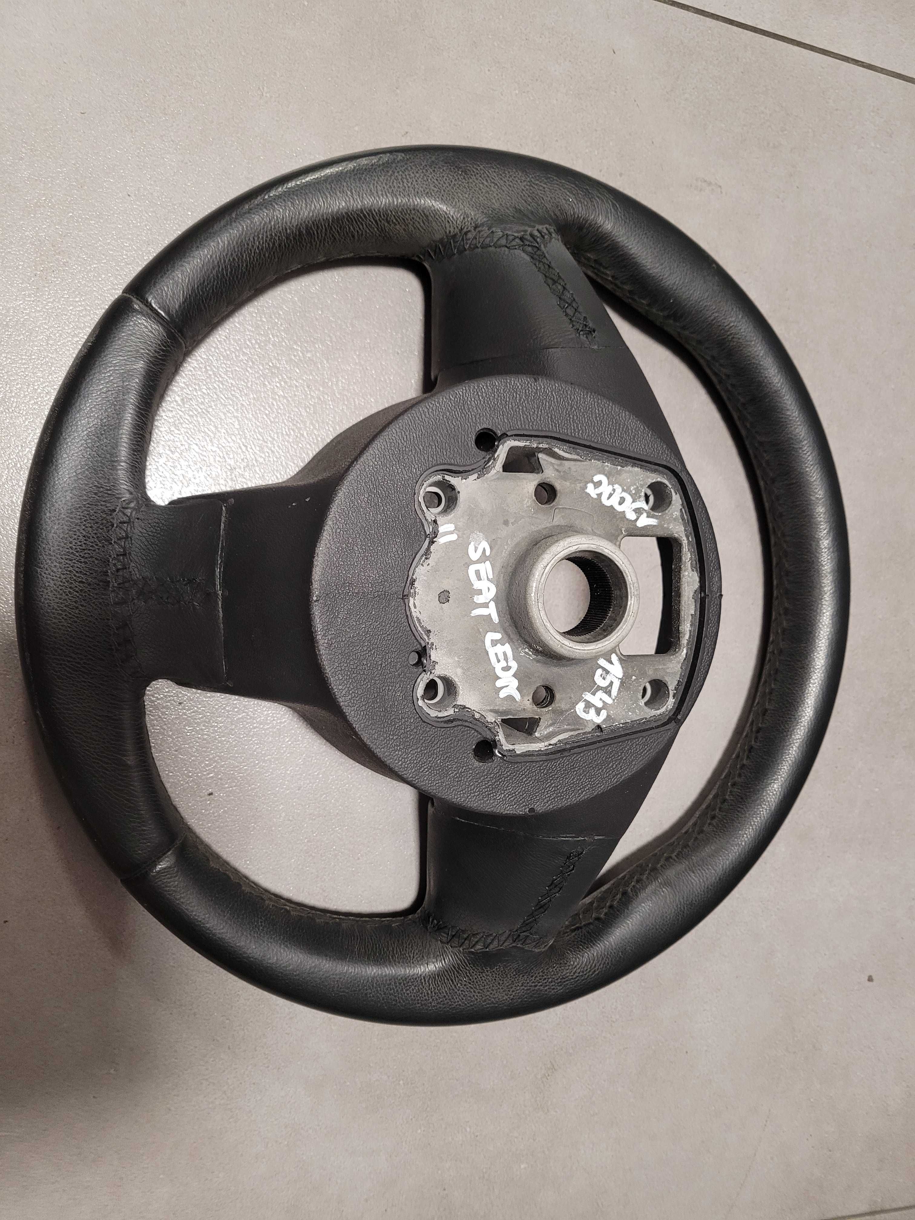 Kierownica skórzana Seat Leon II 2006r 5P0.419.091A
