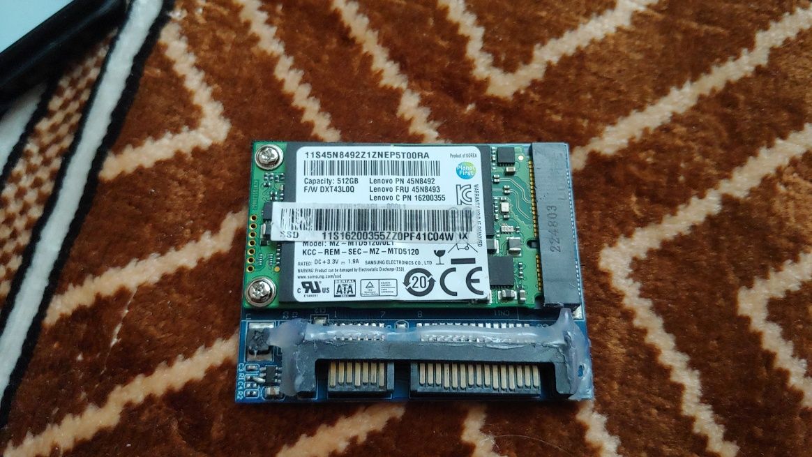 SSD диск mSATA MLC 512Gb