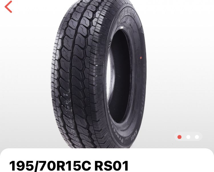 Шини різних розмірів 195/70R15C літо нові