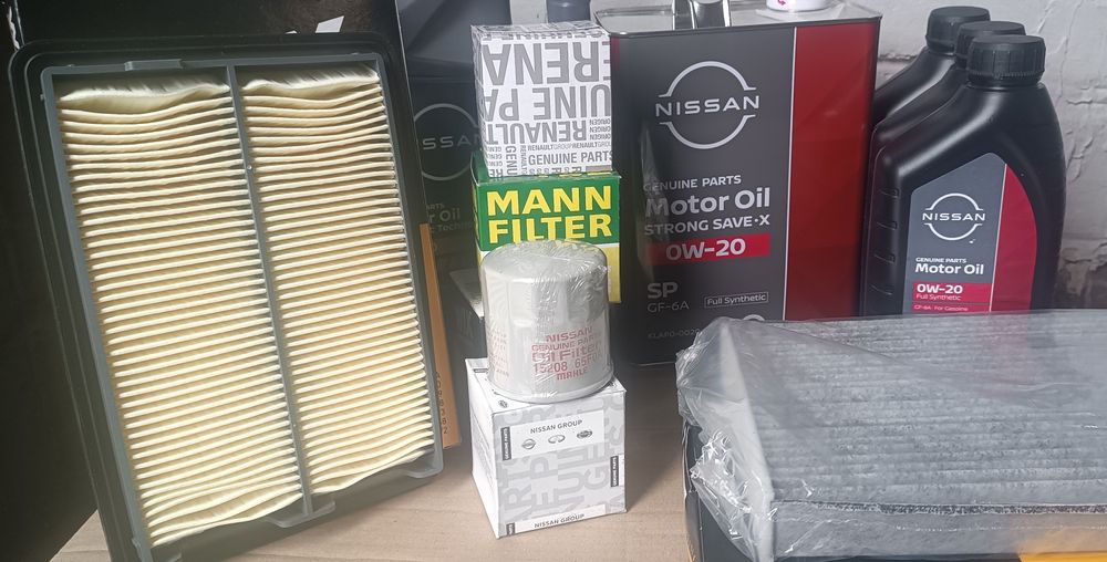 Набір для ТО (масло +фільтри) Nissan Rogue Sport