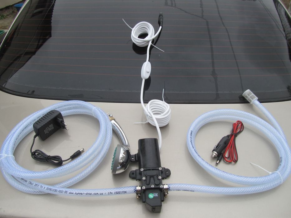 Душ от 12 і 220 вольт(мобильный, переносной, портативный)