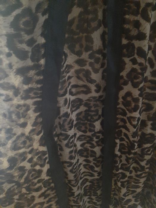 Quimono novo padrão  leopardo comprido