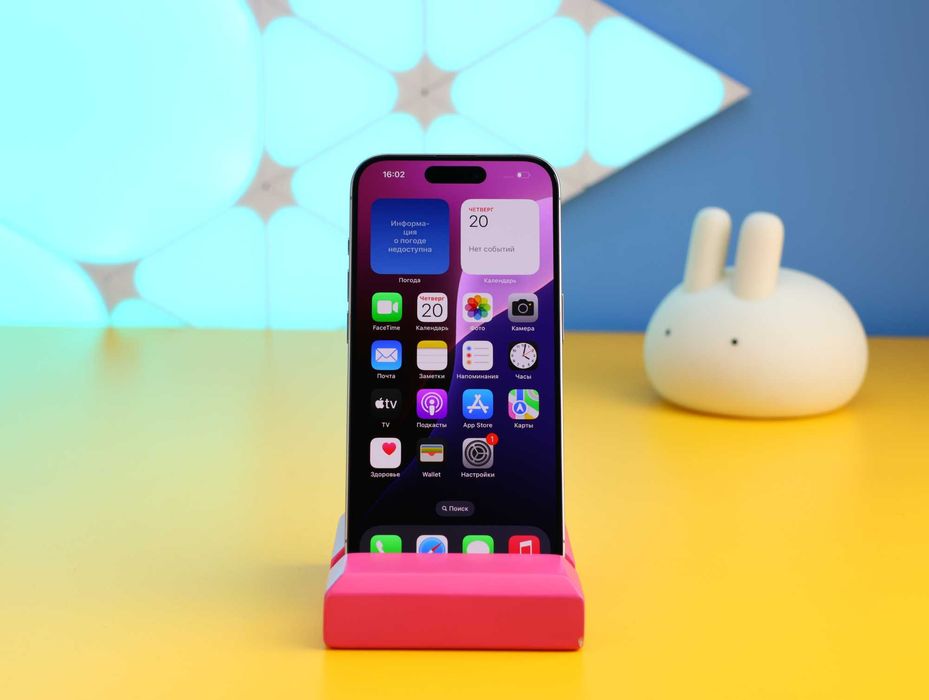 Смартфон iPhone 15 Pro 256GB Titanium MTV53 (152407) Б/У З ГАРАНТІЄЮ