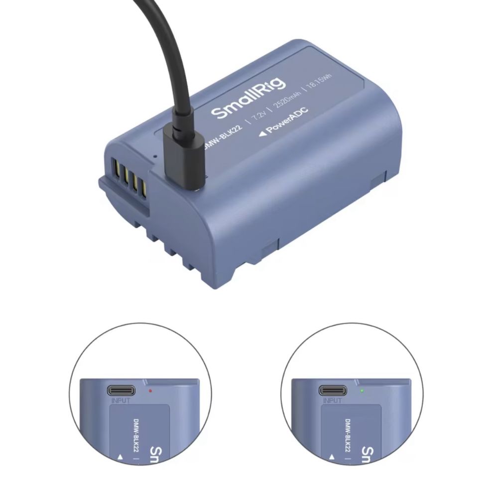 Smallrig dmw blk22 для камер panasonic з usb-c