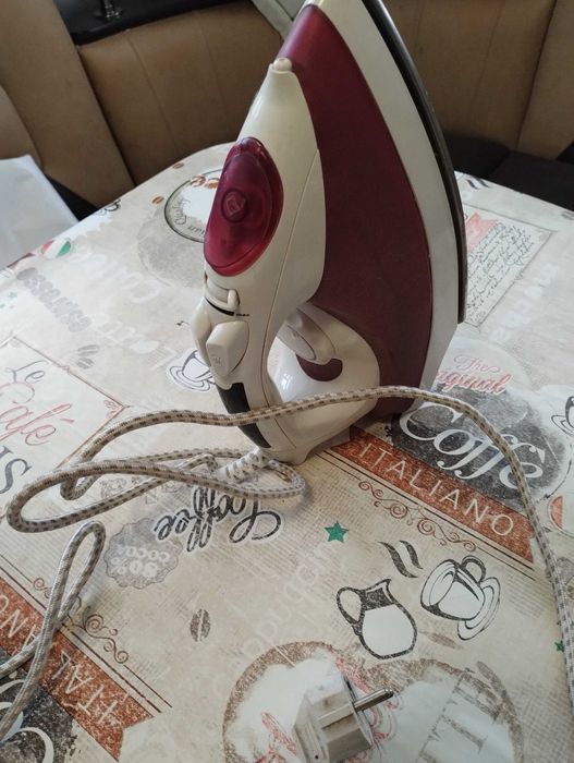 Утюг в рабочем состоянии