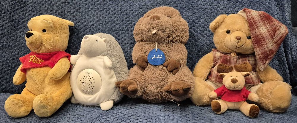 Zestaw 26 pluszaków maskotek. W stanie bardzo dobrym, do 30 cm