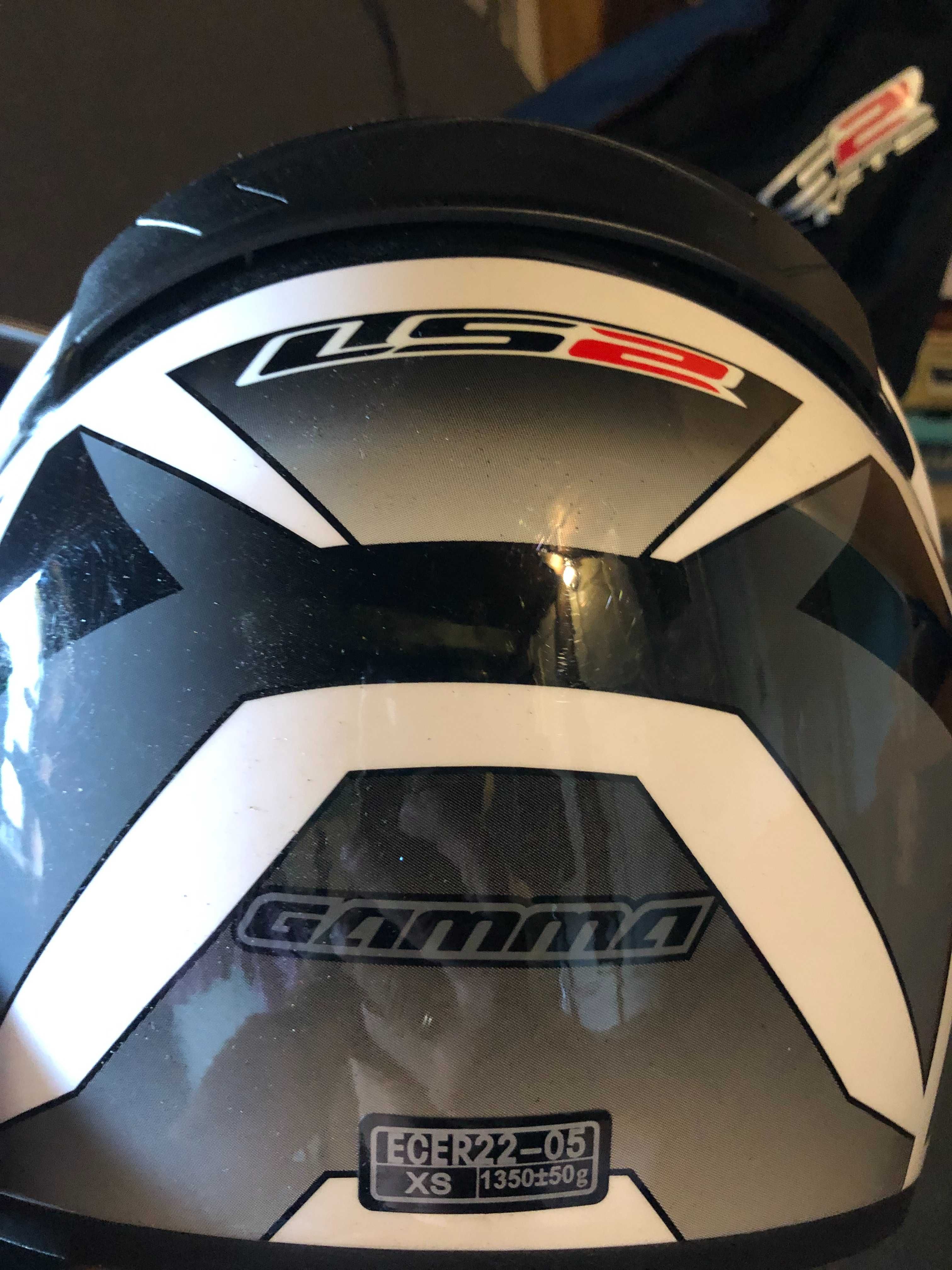 Kask motocyklowy LS 2 integralny roz XS