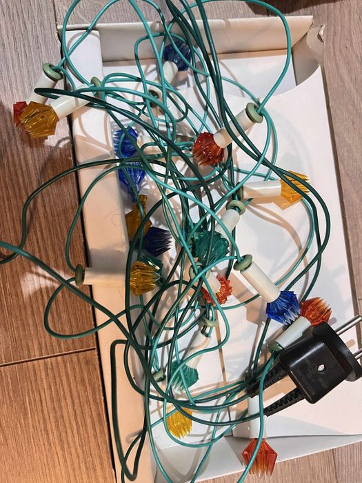 Lampki choinkowe - jak nowe