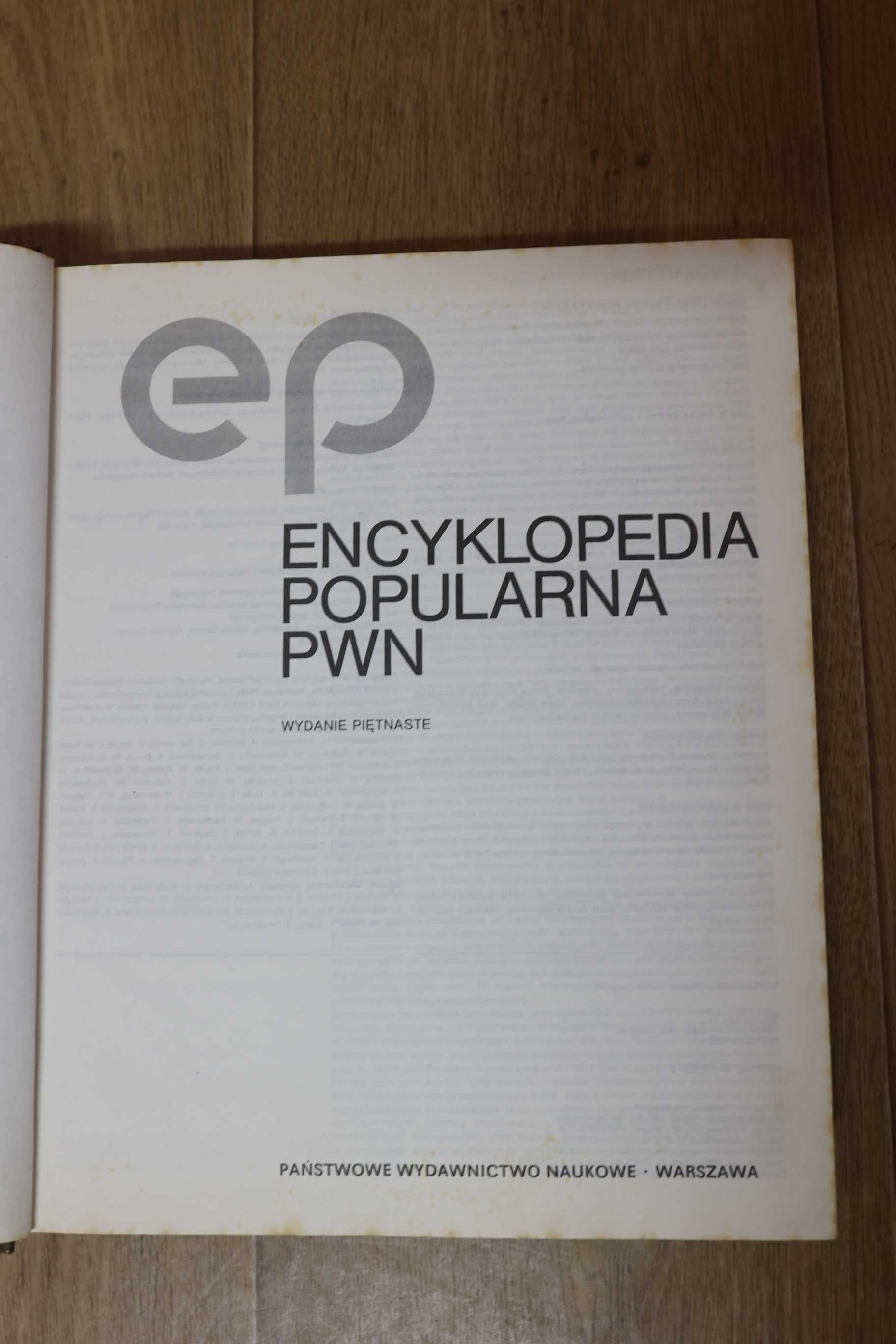 Encyklopedia popularna PWN - Warszawa 1982