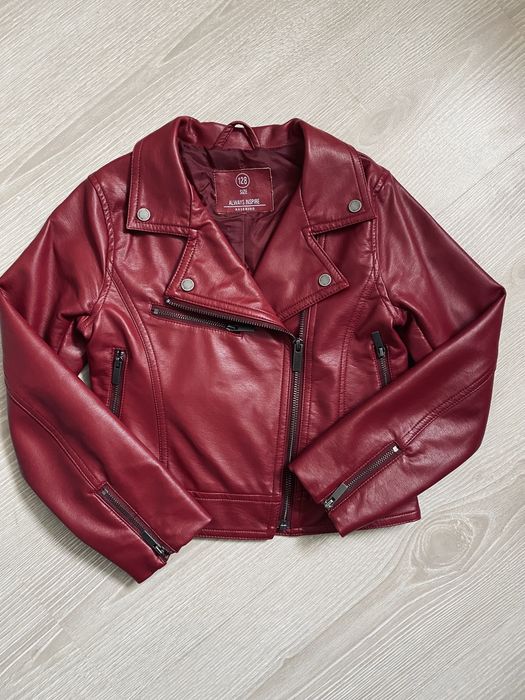 Ramoneska, kurtka rozmiar 128 cm Reserved bordowa