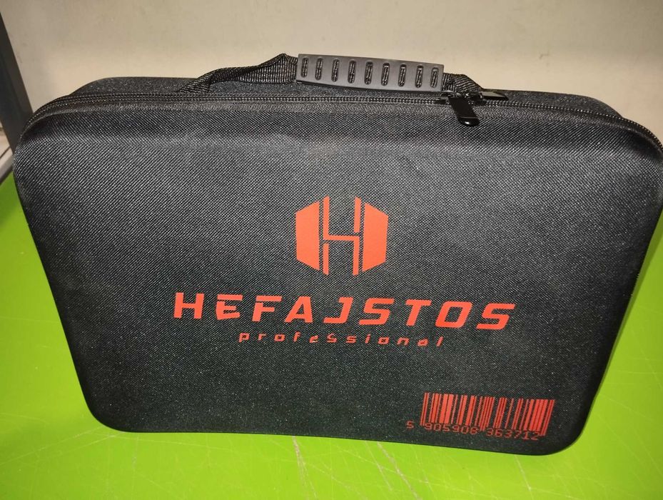 Polerka MINI Akumulatorowa HEFAJSTOS 12V na PREZENT WALIZKA detailing