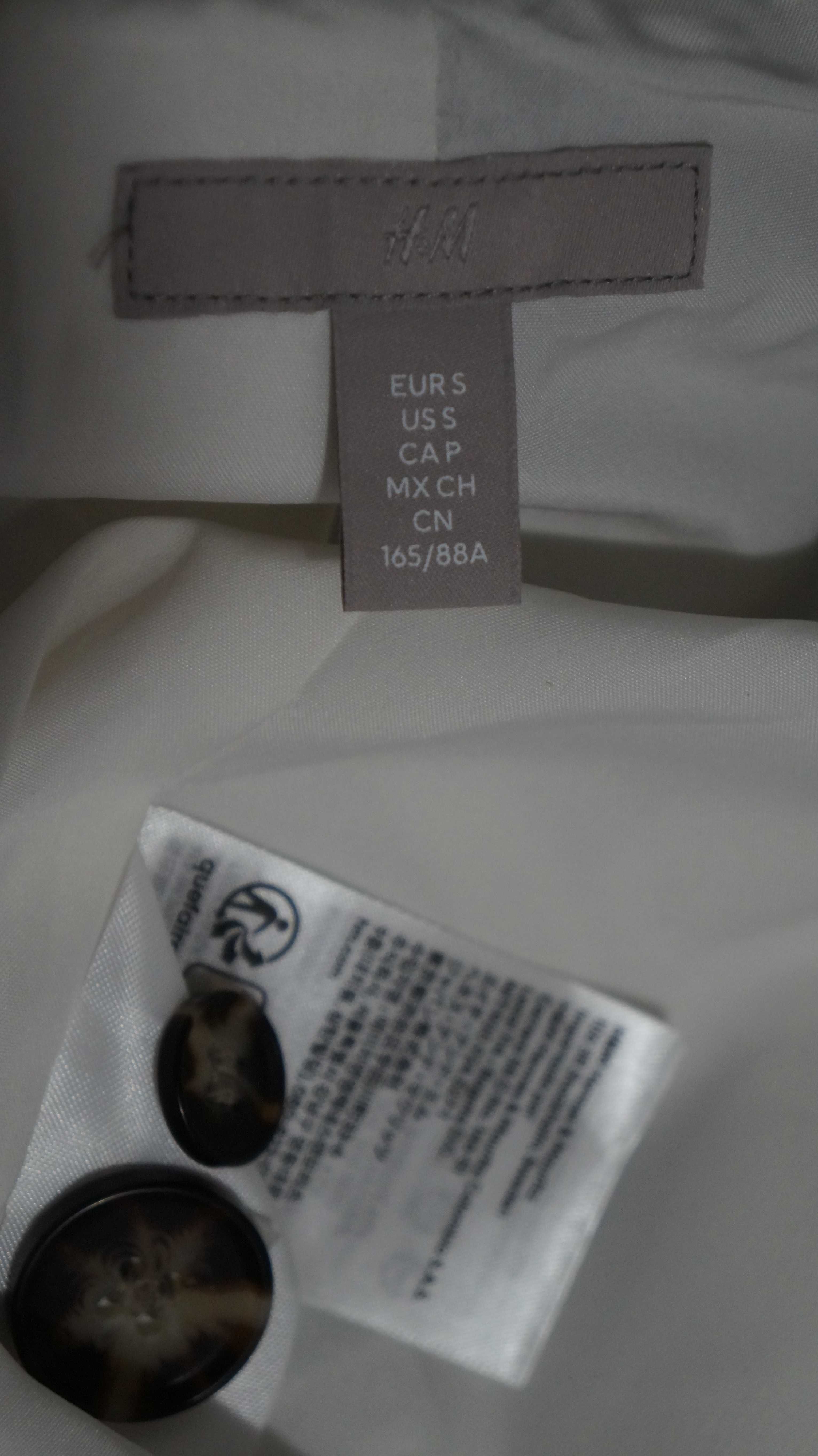 Blezer/Marynarka H&M Roz. S Kol. Khaki Jasny Fit