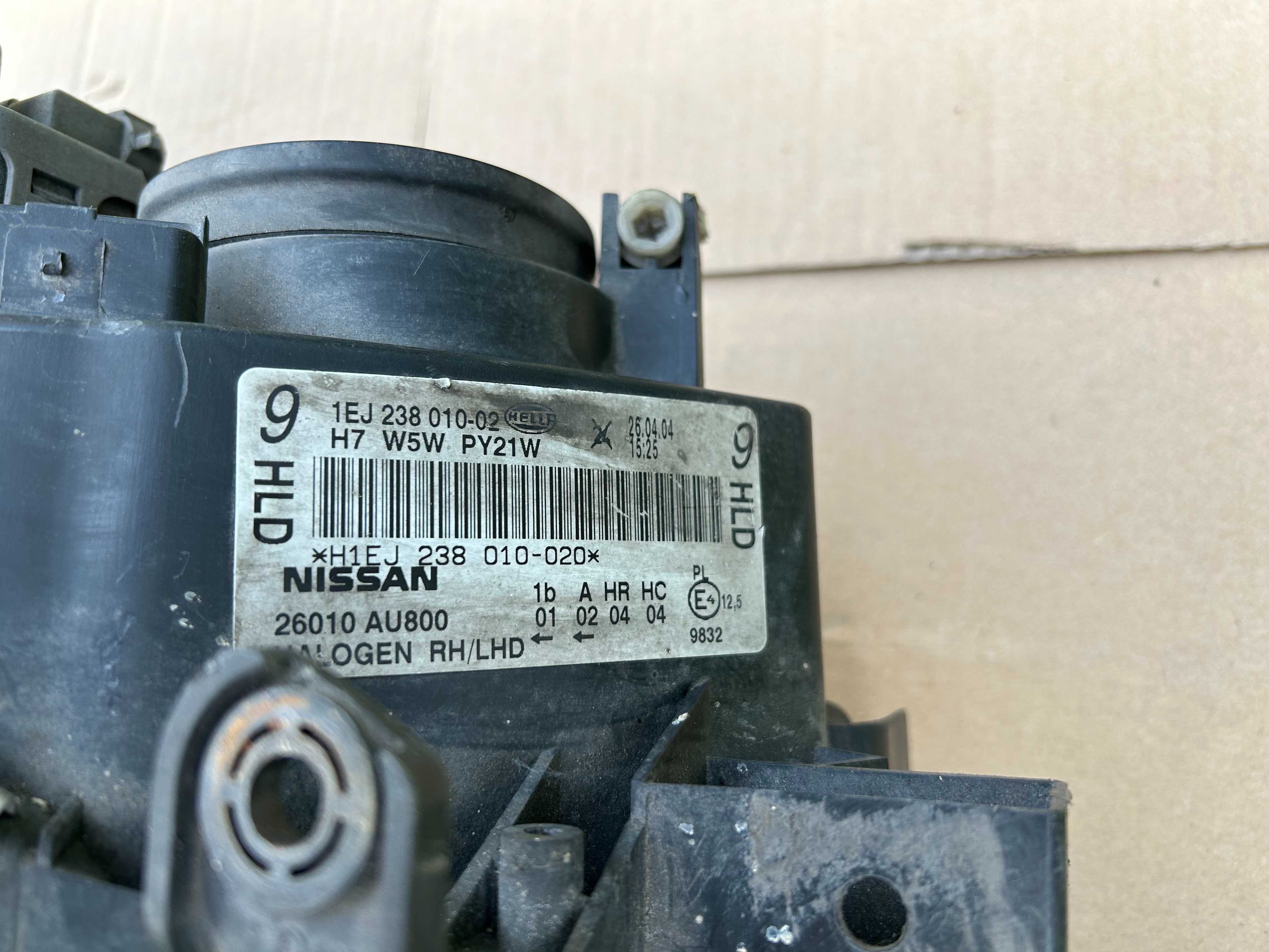 Lampa przednia Nissan Primera P12