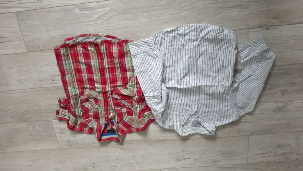 Paczka ubrań dla chłopca 116 122 kurtka zimowa x2 plus duży gratis