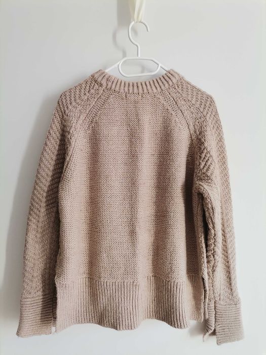 Camisola Rosa Pó com Lã, H&M, Tamanho S