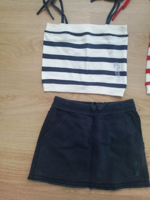 Saia + 2 tops Lanidor 6/8 anos