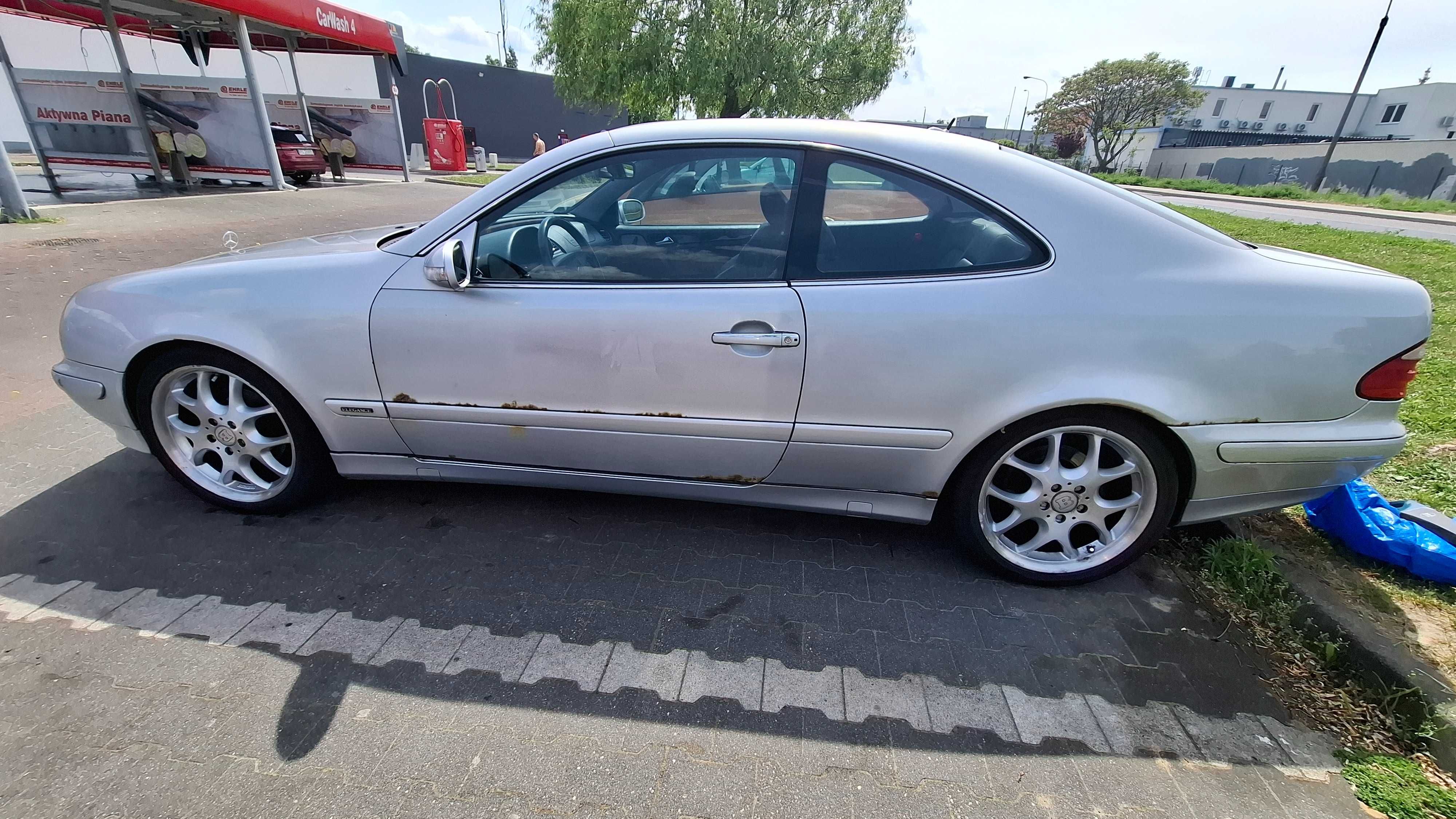 Mercedes CLK 230. 2000r automat, skóra, xenon