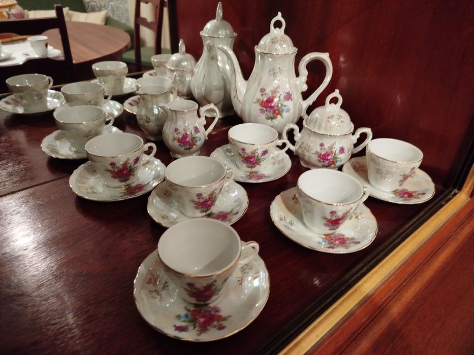 Serviço de café em Porcelana do Japão