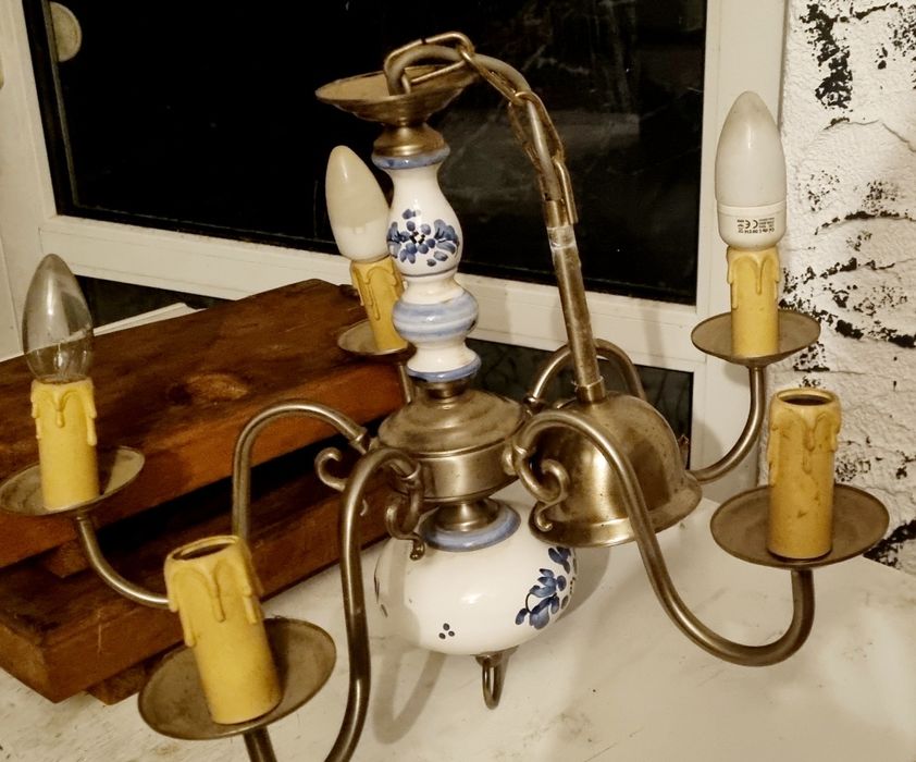 Żyrandole Starodawne Ozdobne Antyk