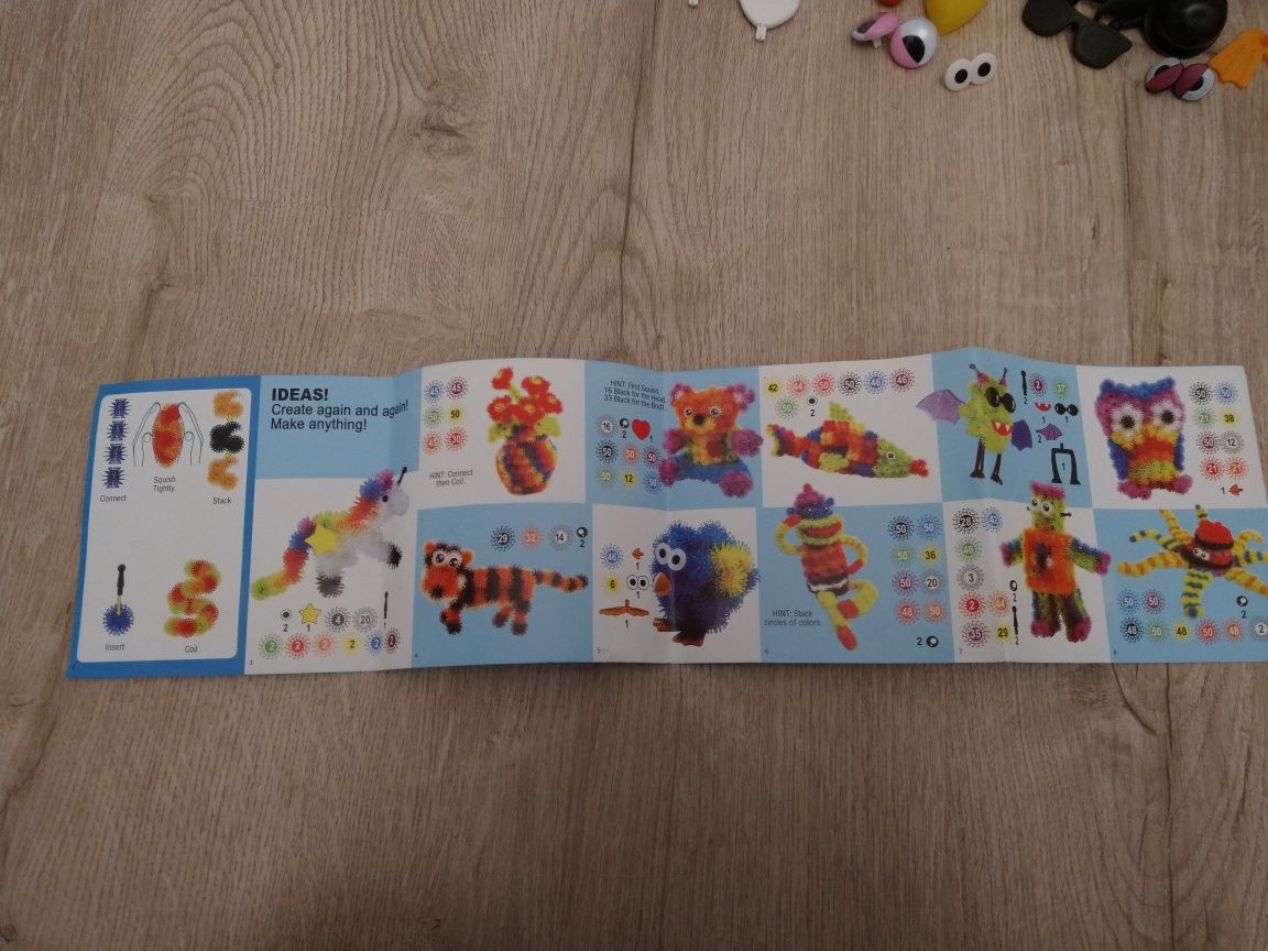 Bunchems Alive duży zestaw rzepy dla dzieci zabawki XXL mega pack