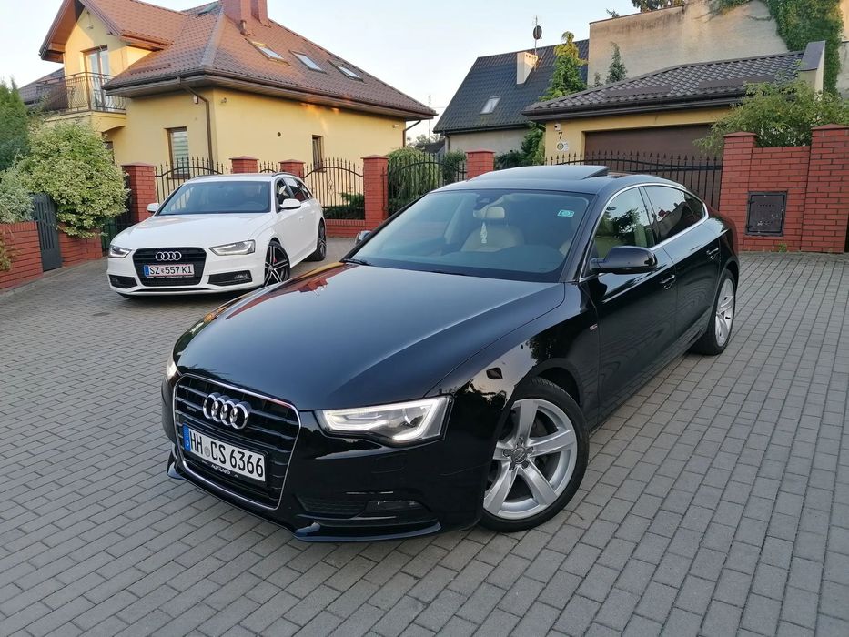 Audi A5 z Niemiec ZAREJESTROWANY S-line Quattro S-tronic przebieg tylko 147tkm